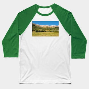 Landscape Near Jurandvor in Krk, Croatia Baseball T-Shirt